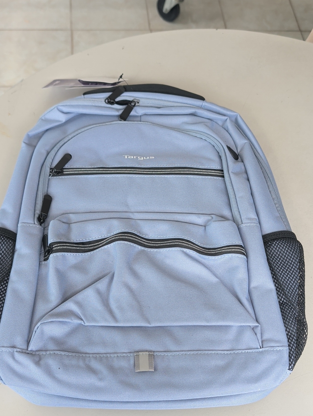 Targus Octave2 22L Lt Blue Laptop Backpack Multiple Pockets Lightweight Roomy